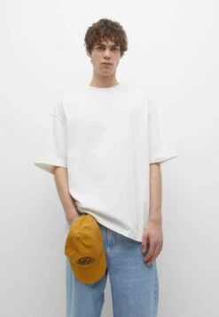 PULL & BEAR Oversize Short Sleeve - T-Shirt Basic - White