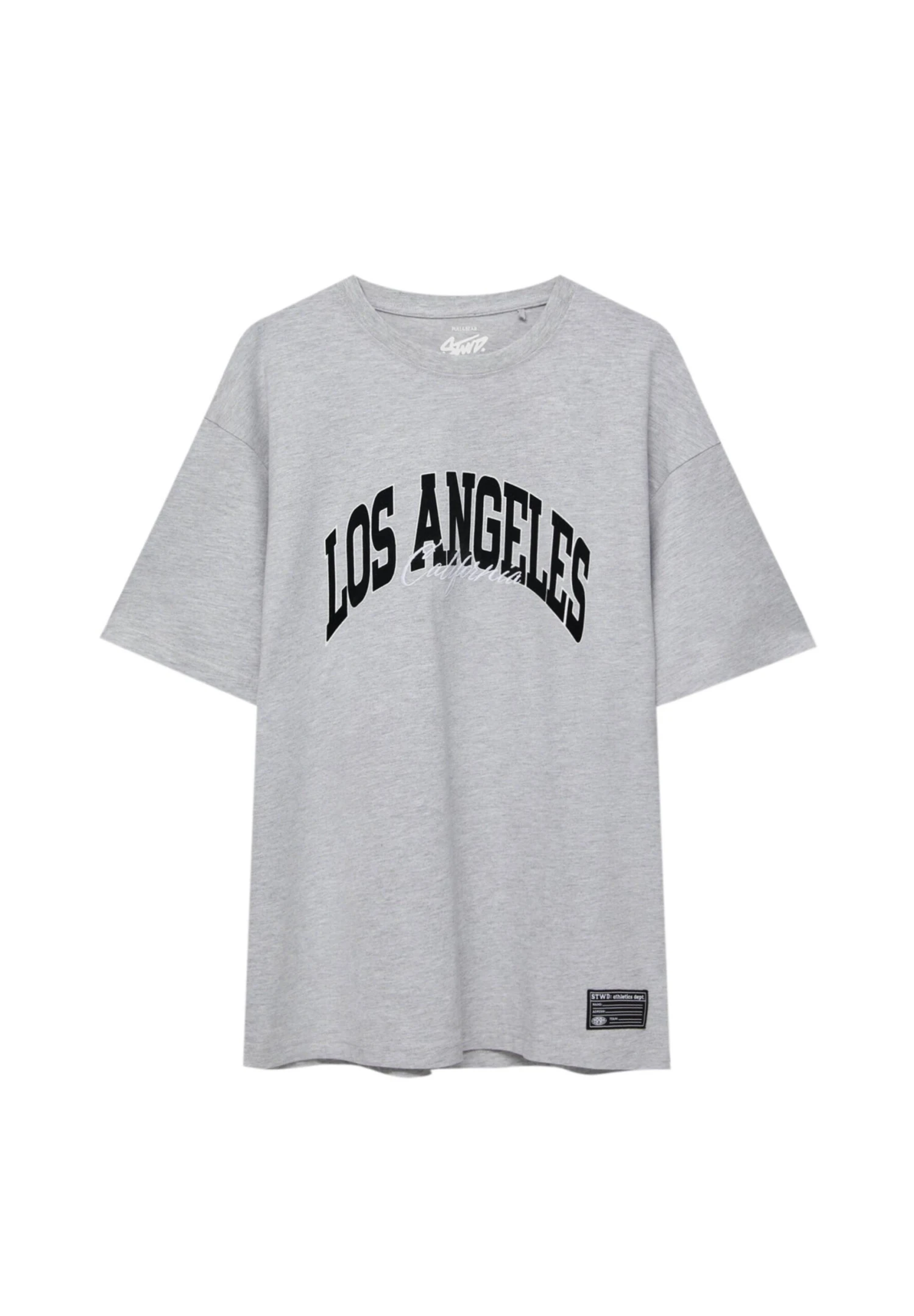 PULL & BEAR Los Angeles T-Shirt Con StampaLight Grey Uomo T-shirt E Polo PUC22O1P6-C11 5 PULL & BEAR Los Angeles T-Shirt Con StampaLight Grey Uomo T-shirt E Polo PUC22O1P6-C11 - immagine 5