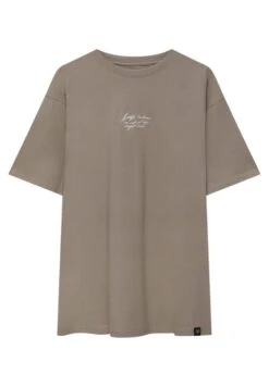 PULL & BEAR Flat GraphicT-Shirt Con StampaBrown Uomo T-shirt E Polo PUC22O1MH-O11 -Pull & Bear cb3f1dd6489f4d9aa38eaf4a9cd6b4e0