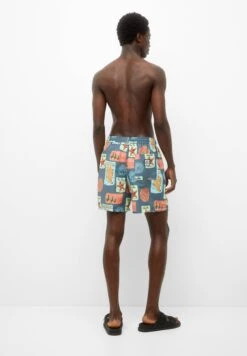 PULL & BEAR Coral PrintCostume Da BagnoBlue Uomo Moda Mare PUC82H03A-K11 -Pull & Bear ccc9fc7e8ae4467cb8cec7020f590b3b