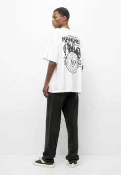 PULL & BEAR RamonesT-Shirt Con StampaWhite Uomo T-shirt E Polo PUC22O1OF-A11 -Pull & Bear cdfdea7edbfd4e5ca509f9b1a08989df