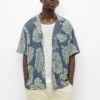 PULL & BEAR Short SleeveCamiciaBlue Uomo Camicie PUC22D0JY-K11