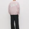 PULL & BEAR ROUND NECK STWD - Felpa - Pink