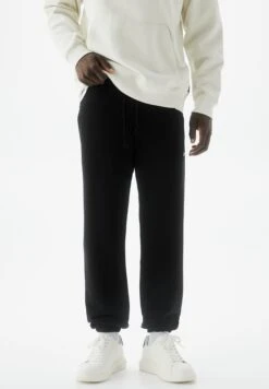 PULL & BEAR Standard Fit - Joggers - Pantaloni Sportivi - Black