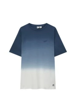 PULL & BEAR Short Sleeve Ombré- T-Shirt Con Stampa - Blue 9 PULL & BEAR Short Sleeve Ombré- T-Shirt Con Stampa - Blue -Pull & Bear d444925f7f3549dd875287e6a8b1037e