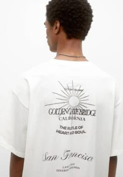 PULL & BEAR San FranciscoT-Shirt Con StampaWhite Uomo T-shirt E Polo PUC22O1N2-A11 -Pull & Bear d46e0db5d8c243c6be0a671b347d9c58