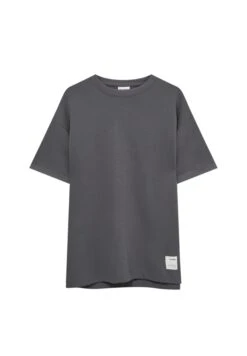 PULL & BEAR PlushT-Shirt BasicGrey Uomo T-shirt E Polo PUC22O1KE-C11 -Pull & Bear d4b2cf9de0424f7c8282370b3c21d84e
