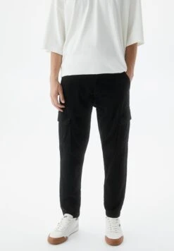 PULL & BEAR Straight FitPantaloni CargoBlack Uomo Pantaloni PUC22E0EI-Q11