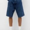 PULL & BEAR Wide-Leg With DartsBermuda Shorts Di JeansDark-Blue Denim Uomo Bermuda PUC22F0DE-K11
