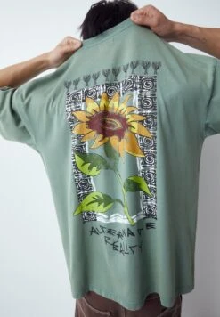 PULL & BEAR Short Sleeve With PrintT-Shirt Con StampaKhaki Uomo T-shirt E Polo PUC22O1PD-N11 -Pull & Bear d5316d561755467cb51657778ab82c16