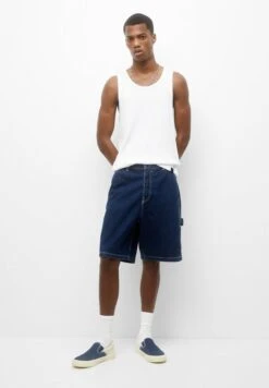 PULL & BEAR Carpenter Bermuda Shorts Di JeansDark Blue Uomo Bermuda PUC22F0C1-K12 7 PULL & BEAR Carpenter Bermuda Shorts Di JeansDark Blue Uomo Bermuda PUC22F0C1-K12 -Pull & Bear d5768a3e523141b5b74b05e3ba39f34e