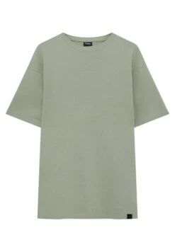 PULL & BEAR Ottoman T-Shirt BasicGreen Uomo T-shirt E Polo PUC22O1LL-M11 -Pull & Bear d59e6f2d9eae40fcb8645e8e1a7b0356