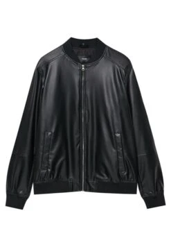 PULL & BEAR Basic Giacca In SimilpelleBlack Uomo Giacche PUC22T0SK-Q11 -Pull & Bear d61658af3fbc4abb840b75af285fd45d