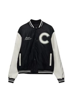 PULL & BEAR Cities VarsityGiubbotto BomberBlack Uomo Giacche PUC22T0T5-Q11 -Pull & Bear d6ba051ee2ce4c41ab4b1da44da31021