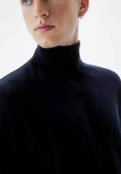 PULL & BEAR Turtleneck - Maglione - Dark Blue -Pull & Bear d6eb3443344b4539ad2c2cccf860e89f
