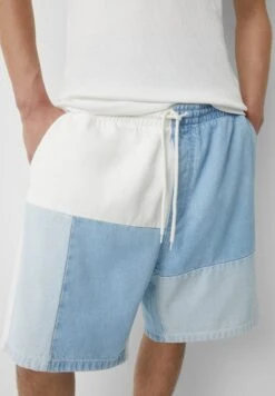 PULL & BEAR Patchwork Bermuda Shorts Di JeansBlue Denim Uomo Jeans PUC22F0DL-K11 -Pull & Bear d83b3e4bedc043a58f987f0d5616f7d4