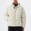 PULL & BEAR Stwd PanelledPufferGiacca InvernaleBeige Uomo Giacche PUC22T0T3-B11