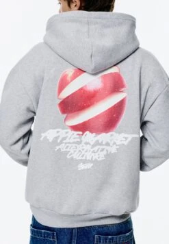 PULL & BEAR STWD APPLE - Felpa - Light Grey -Pull & Bear d9046a4ca6ea48088d16fb84ffdf01a9