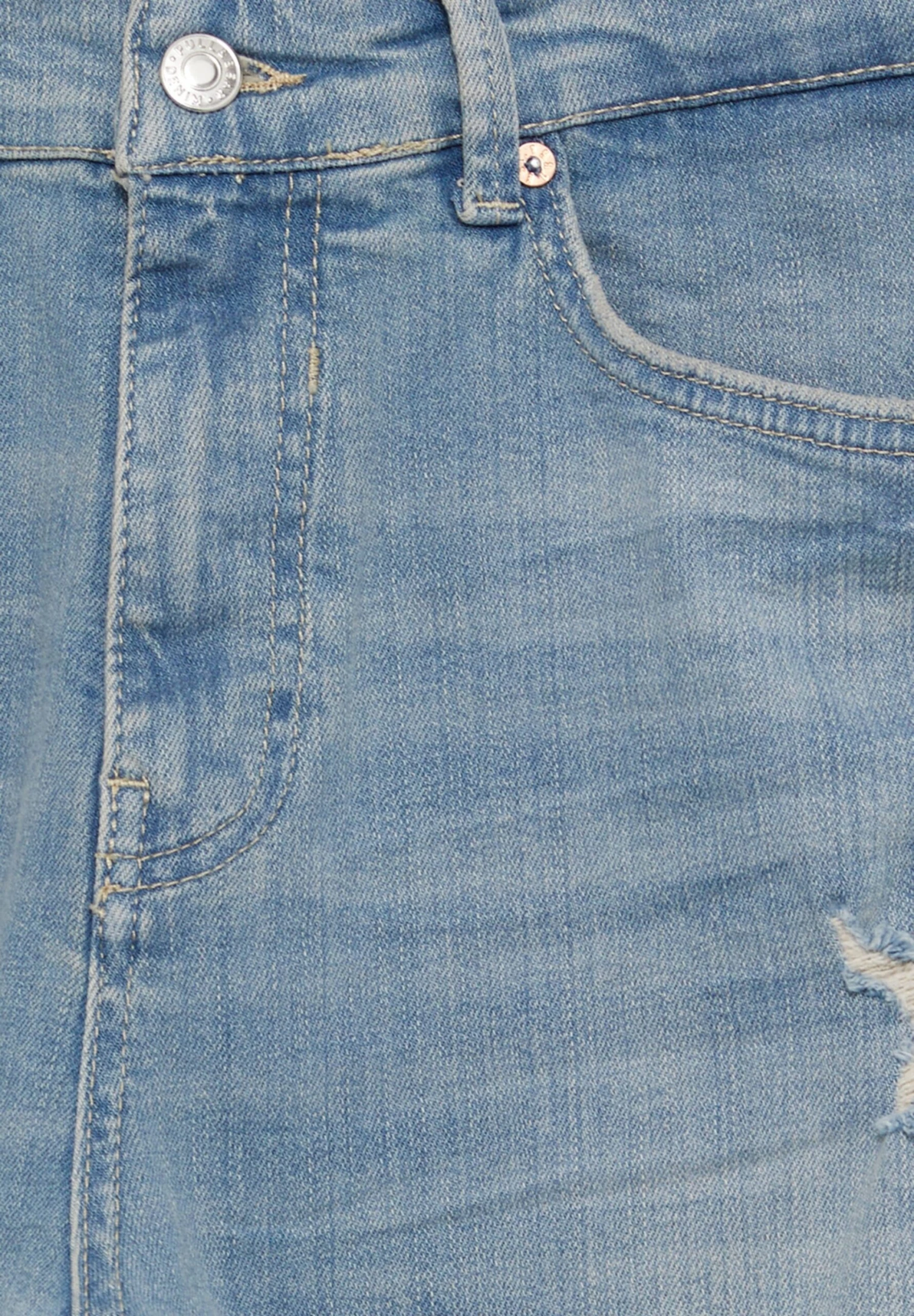 PULL & BEAR Ripped Carrot FitJeans Tapered FitLight Blue Denim Uomo Jeans PUC22G0NI-K12 7 PULL & BEAR Ripped Carrot FitJeans Tapered FitLight Blue Denim Uomo Jeans PUC22G0NI-K12 - immagine 7