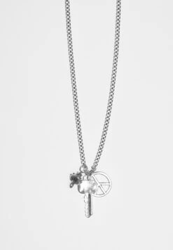 PULL & BEAR Toned KeyCollanaSilver Coloured Uomo Gioielli PUC52L02E-D11 -Pull & Bear d9e3b1bb5c3e4a63a4da221cb272ed37