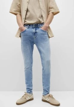 PULL & BEAR Basic Jeans Slim FitBlue Denim Uomo Jeans PUC22G0OF-K11