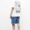 PULL & BEAR One Piece CharactersT-Shirt Con StampaWhite Uomo T-shirt E Polo PUC22O1N0-A11