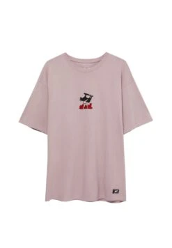 PULL & BEAR Short Sleeve Stwd BullT-Shirt Con StampaLilac Uomo T-shirt E Polo PUC22O1PL-I11 -Pull & Bear db739dc2230a4f6c95a896a5637d737f