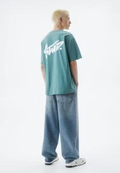 PULL & BEAR With Stwd LogoT-Shirt BasicGreen Uomo T-shirt E Polo PUC22O1NS-M13 -Pull & Bear dbdb6283fbcc4a6bab2137eee4d14cee