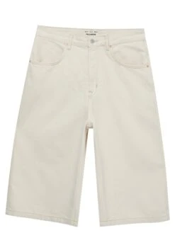 PULL & BEAR Baggy Fit Extra Wide-Leg-Bermuda - Shorts Di Jeans - Beige -Pull & Bear dceeac6f6c4741b58c3970c08a1d9cb7
