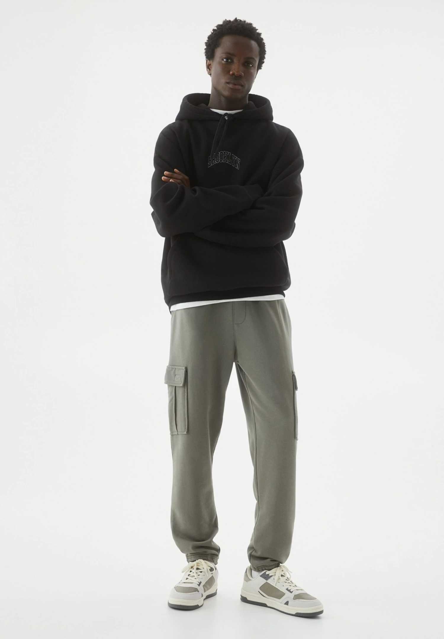 PULL & BEAR Joggers - Pantaloni Cargo - Khaki 2 PULL & BEAR Joggers - Pantaloni Cargo - Khaki - immagine 2