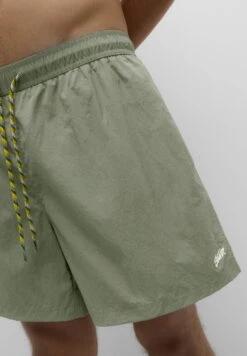 PULL & BEAR Basic With Elastic WaistbandShorts Da MareDark Green Uomo Moda Mare PUC82H02S-M12 -Pull & Bear deaaa2088c964372bced45e48a2363dd