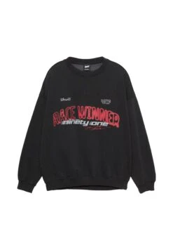 PULL & BEAR Felpa - Dark Grey -Pull & Bear df8c9e590a77450cab0cdba17010ef2c