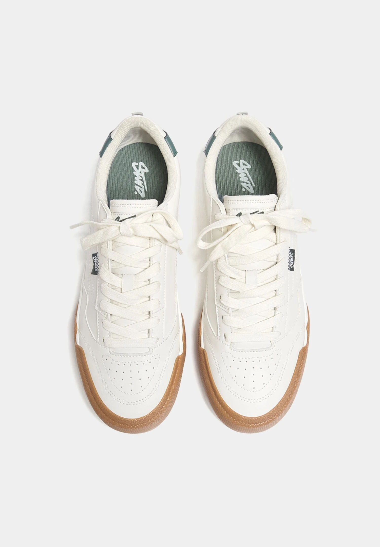 PULL & BEAR Contrast Retro - Sneakers Basse - Beige 4 PULL & BEAR Contrast Retro - Sneakers Basse - Beige - immagine 4