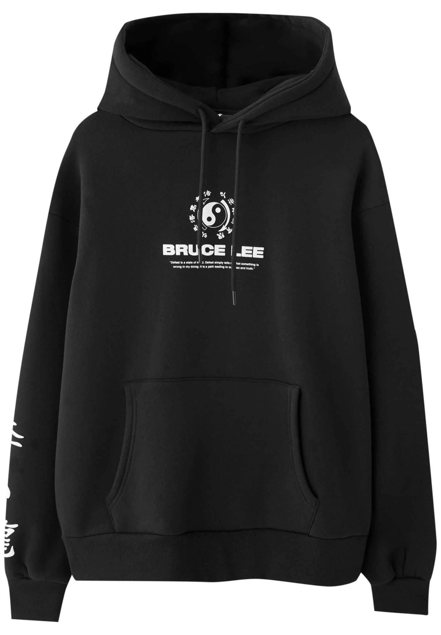 PULL & BEAR Bruce Lee Felpa Con CappuccioBlack Uomo Maglieria E Felpe PUC22S0RA-Q11 6 PULL & BEAR Bruce Lee Felpa Con CappuccioBlack Uomo Maglieria E Felpe PUC22S0RA-Q11 - immagine 6