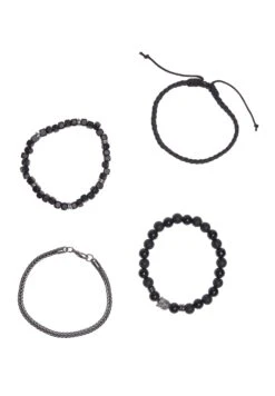 PULL & BEAR AssortedPack Of 4BraccialeBlack Uomo Gioielli PUC52L022-Q11 7 PULL & BEAR AssortedPack Of 4BraccialeBlack Uomo Gioielli PUC52L022-Q11 -Pull & Bear e1b72d10f77945ea8a01f66aba4b7105