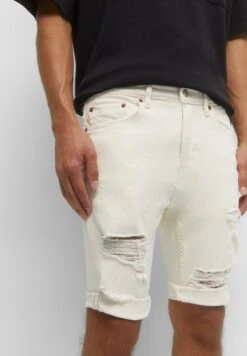 PULL & BEAR Frayed Bermuda - Shorts Di Jeans - Beige 9 PULL & BEAR Frayed Bermuda - Shorts Di Jeans - Beige -Pull & Bear e232de10ab0d43948f35a17475dcc3ce