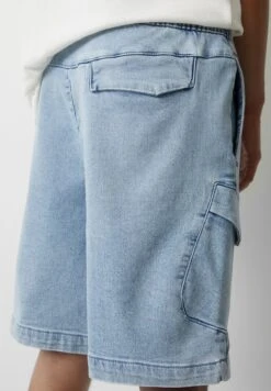 PULL & BEAR Soft-BermudaShorts Di JeansBlue Denim Uomo Jeans PUC22F0DK-K11 -Pull & Bear e254033850794a9fb1e051334f9a79da