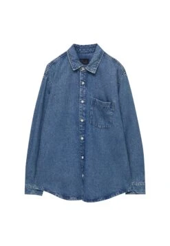 PULL & BEAR With PocketCamiciaBlue Uomo Camicie PUC21E12Q-K11 -Pull & Bear e2e350b2b6bd4d6686a187ea6a75ce56