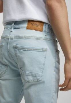 PULL & BEAR Jeans Skinny Fit - Stone Blue Denim -Pull & Bear e385cafcf13846309888dcbe4320ea9e