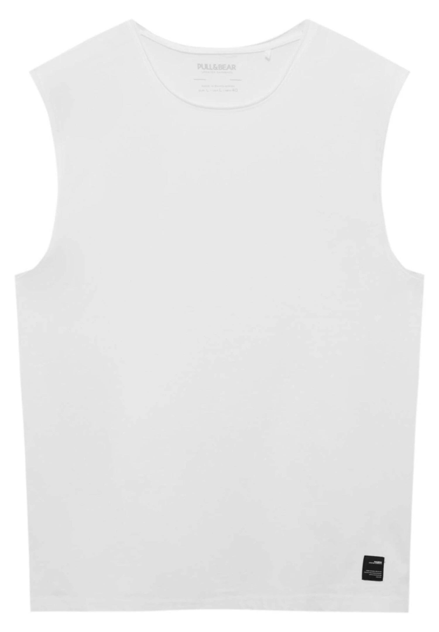 PULL & BEAR Basic Coloured StrappyTopWhite Uomo T-shirt E Polo PUC22O1LI-A11 5 PULL & BEAR Basic Coloured StrappyTopWhite Uomo T-shirt E Polo PUC22O1LI-A11 - immagine 5