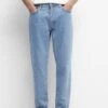 PULL & BEAR Coloured Standard - Jeans Slim Fit - Stone Blue Denim