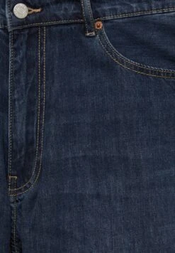 PULL & BEAR With Turn Up Hems - Shorts Di Jeans - Dark Blue Denim -Pull & Bear e5095a589c734785997ab9ed823df927