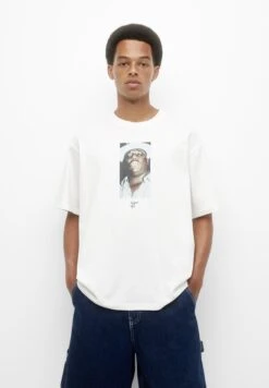 PULL & BEAR The Notorious B.I.G- T-Shirt Con Stampa - White