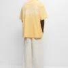 PULL & BEAR Short Sleeve Stwd - T-Shirt Con Stampa - Yellow