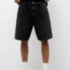 PULL & BEAR FadedBermuda Shorts Di JeansBlack Uomo Jeans PUC22F0DG-Q11