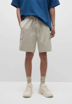 PULL & BEAR BermudaWith An Elastic WaistbandShortsBeige Uomo Bermuda PUC22F0BU-B11