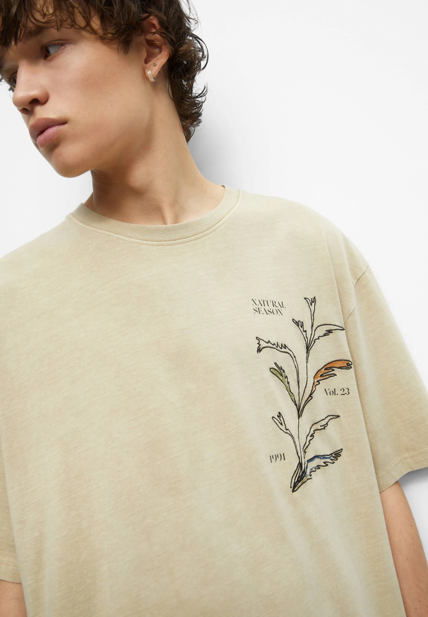 PULL & BEAR Short Sleeve T-Shirt Con StampaSand Uomo T-shirt E Polo PUC22O1OC-B11 4 PULL & BEAR Short Sleeve T-Shirt Con StampaSand Uomo T-shirt E Polo PUC22O1OC-B11 - immagine 4