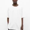 PULL & BEAR Basic Short SleevedT-Shirt BasicWhite Uomo T-shirt E Polo PUC22O1MR-A11