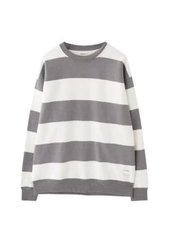 PULL & BEAR Basic Round Neck StripedFelpaGrey Uomo Maglieria E Felpe PUC22S0R7-C11 -Pull & Bear eb2dee3eb9da40198d5039a03ea6ad10