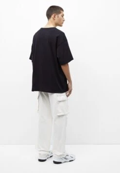 PULL & BEAR With Contrast Stitching Pantaloni CargoMottled Beige Uomo Pantaloni PUC22E0DX-B11 -Pull & Bear eb4fe02274d945a0b49f10403f4d6d2c